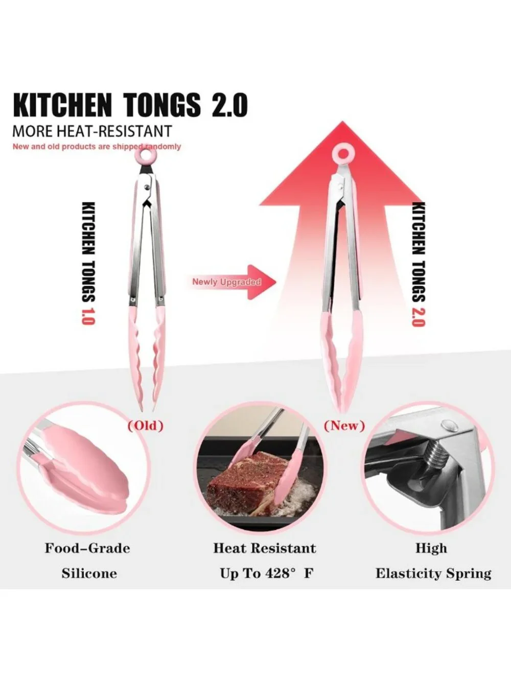 15-Piece Non-Toxic Silicone Kitchen Utensils Set, Heat Resistant & Dishwasher